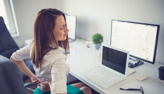 Daily work on the computer and resolving back pain