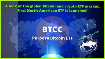 A look at the global Bitcoin and crypto ETF market. First North-American ETF is launched!!!