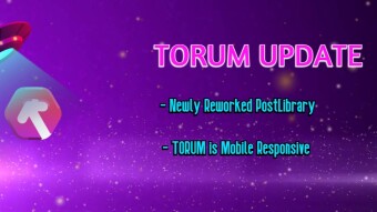 TORUM Update - Newly Reworked PostLibrary + Mobile Responsive