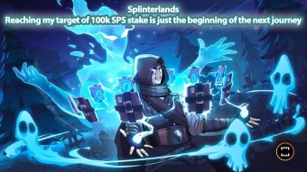 Splinterlands - Reaching my target of 100k SPS stake is just the beginning of the next journey