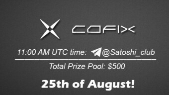 Join the AMA of Satoshi Club x CoFiX. Rewards: 500 USDT, August 25th.
