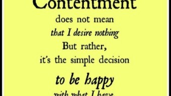 CONTENTMENT