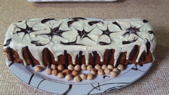 Foodbook #872 Chocolate hazelnut marble cake