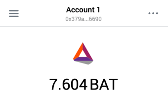 Publish0x - my first withdraw of earned BAT