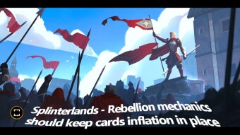 Splinterlands - Rebellion mechanics should keep cards inflation in place