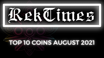 RekTimes Top 10 Cryptocurrency Rankings - August 2021 (Volume 1.1)