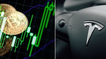 Greater capitalization of Tesla than Bitcoin