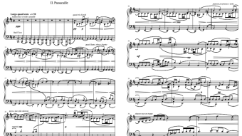 Two Bottled Leaves for Pianoforte: II. Passacaille [Philip Daniel; 2016]
