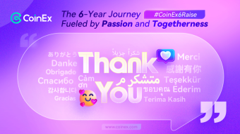 Un sincero agradecimiento en el aniversario de CoinEx: El viaje de 6 años impulsado por la pasión y la unión