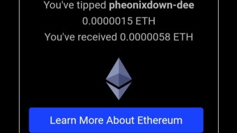 Publish0x's Ethereum tipping is ON?!?!!1!1! 😍