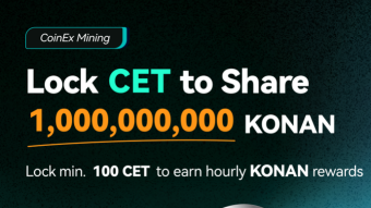 CoinEx concluye el evento de minería “Bloquea CET para compartir 1.000.000.000 en KONAN” con récord histórico