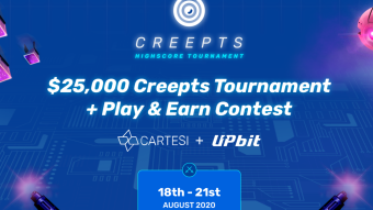 $25,000 Cartesi & Upbit - Creepts Tournament + Play & Earn Contest