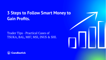 😎 3 Steps to Follow Smart Money to Gain Profits. Practical Cases of TSUKA, BAL, M87, MSI, INUS & SHI.