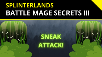 SPLINTERLANDS: Battle Mage Secrets - Sneak Attack! 💥 [ENG/PT-BR]