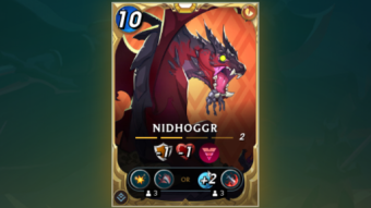 Splinterlands Remarkable Cards - Nidhoggr Will Burn The World