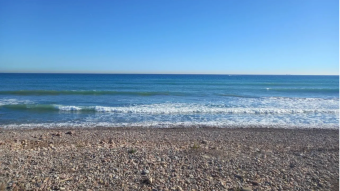 Blue Winter Sea