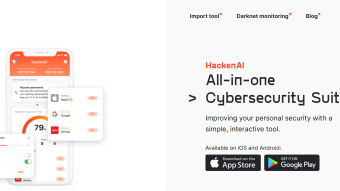 HackenAI (HAI) Cybersecurity Application on VeChain Blockchain.