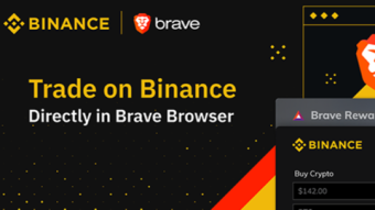 You can now trade on Binance directly from the Brave Browser