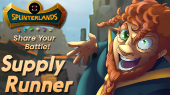 a tough decision: Why choose Supply Runner in a battle? - My shared battle in Splinterlands on Hive