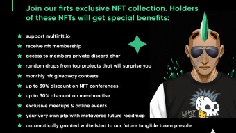 MultiNFT announces its NFT Membership sale 2021.