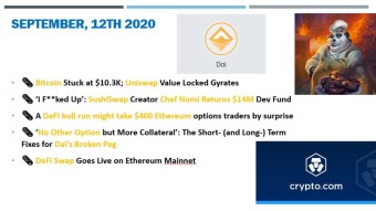 🗞 Daily Crypto News & Video, September, 12th💰