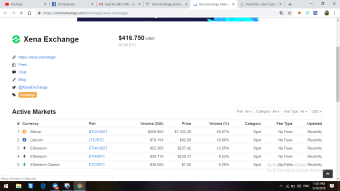 AIRDROP  Xena Exchange (BTC)Value : ~Up to $ 1000
