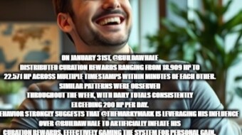 To Hive jacobtothe, themarkymark, steevc, buildawhale, solominer, crimsonclad, theycallmedan acidyo, azircon, and the rest of you Hive farmers and abu*erss