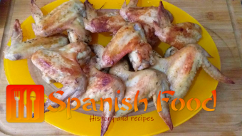 Baked chicken wings