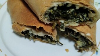 Daily meal #212 homemade spinach pie