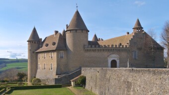 A beautiful medieval village - Virieu, France