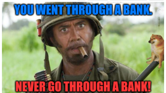 Seriously, why do we still deal with banks instead of going full crypto?