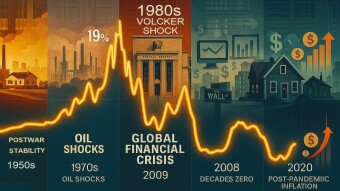 The Story of U.S. Interest Rates: From Postwar Stability to Post-Pandemic Uncertainty