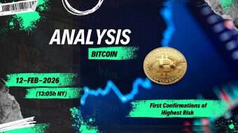 BTC: First Confirmations of Highest Risk.  (February 12, 2026)