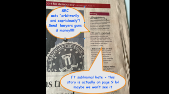 Financial Times Cryptowatch July 1st!  the mouse turns - Grayscale sues the SEC!! Sing grills Broken Arrows!  Crypto contagion will not crash the world -duh gee thanx FT!!!