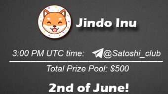 Join the AMA of Satoshi Club x Jindo Inu. Rewards: 500 USDT, June 2nd.