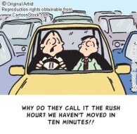 Monday Rush hour Madness compared to unemployed graduates