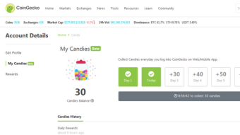 Free candy offered by Coingecko! Claim yours now!