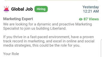 Job Advertisement: Marketing Specialist with Proven Track Record