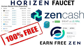 Free Horizen (ZEN) Faucets with Instant Payout