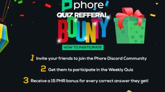 Phore Quiz Night Thursday at 8PM GMT