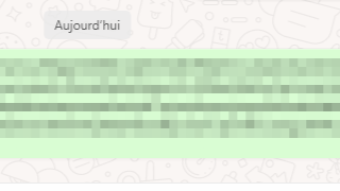 Use of Whatsapp with BTC LN invoice