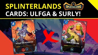 Splinterlands 🐉| Cards Review - Surly Drunk & Ulfga The Blighted!