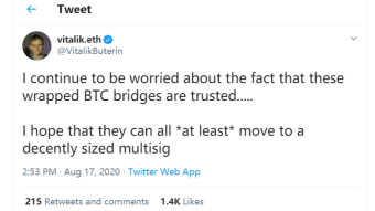 $100,000,000 of BTC in Popular Ethereum / Bitcoin Bridge Puts All DeFi at Risk