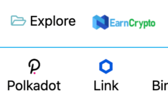 What is that EarnCrypto icon?