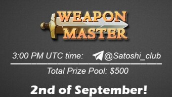 Join the AMA of Satoshi Club x Weapon Master. Rewards: 500 USDT, September 2nd.