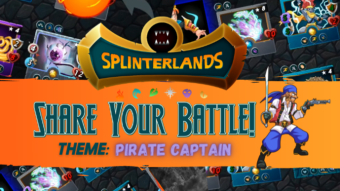 Splinterlands Weekly Challenge with pirates #2 - Ahoy my Pirate Captain