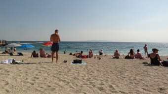 Greece - Around Athens - Alimos - Beaches: Kalamaki Beach.