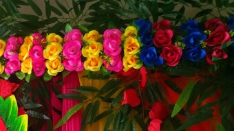 A Vibrant Village Wedding Celebration A Tale in Colors and Community