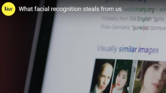 Video explaining how facial recognition is used to identify and track people