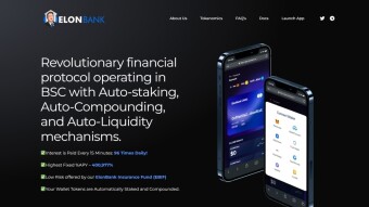 ElonBank 💵 is a revolutionary financial protocol 400,977% APY 📈